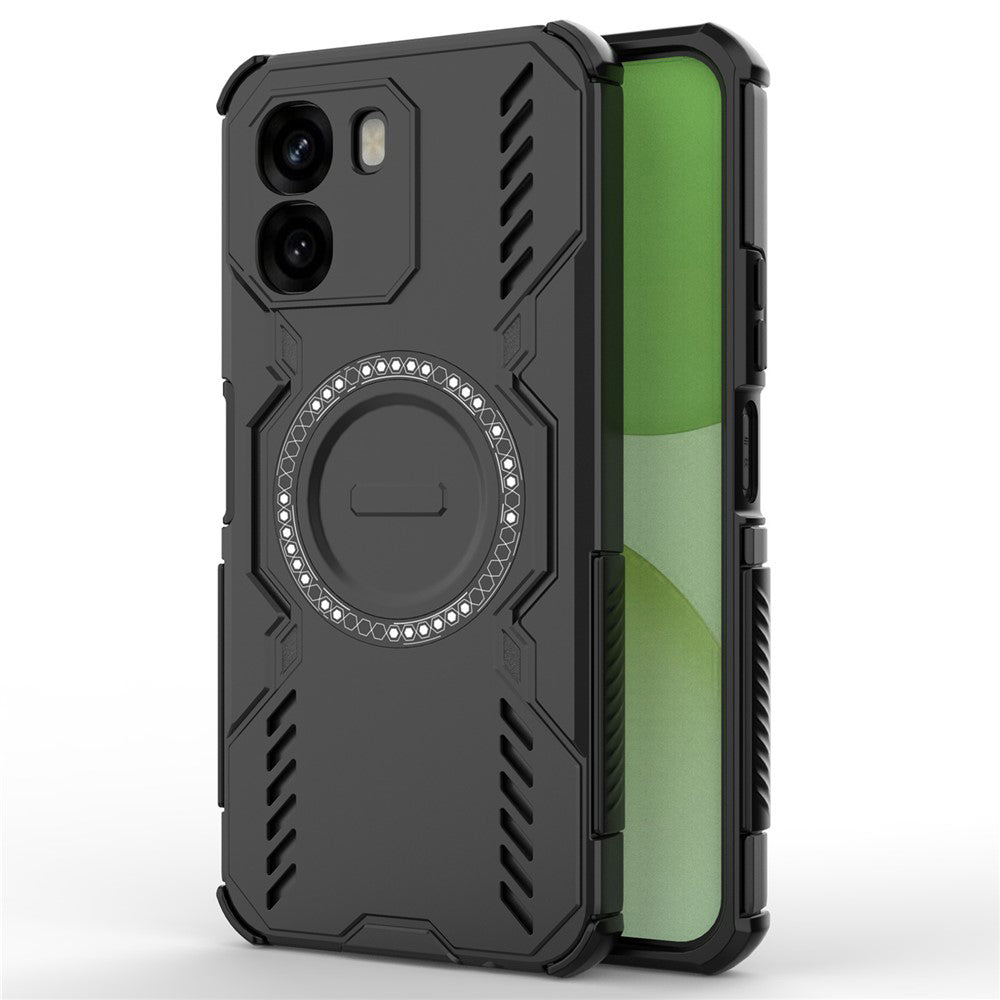 Pouzdro MagSafe pro Oppo A6 4G, Techsuit, ArmorMag, Černá