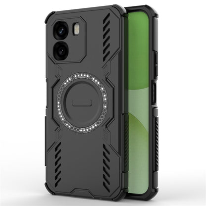 Pouzdro MagSafe pro Oppo A6 4G, Techsuit, ArmorMag, Černá