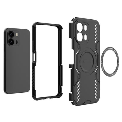 Pouzdro MagSafe pro Oppo A6 4G, Techsuit, ArmorMag, Černá