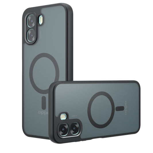 MagSafe pouzdro pro Oppo A6k 4G / A6x 4G / A6x, Techsuit, PureFrost, Černá saténová