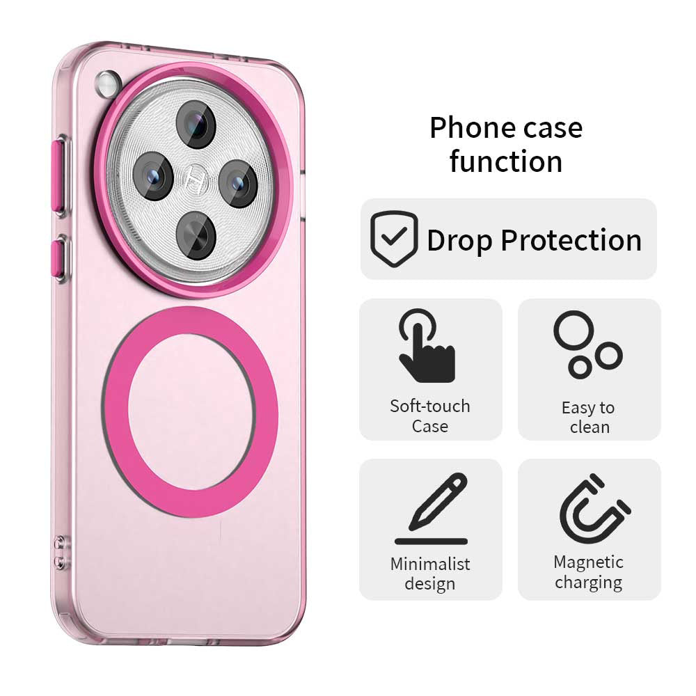 MagSafe Case for Oppo Find X8 Pro, Techsuit, CandyCase, Pink
