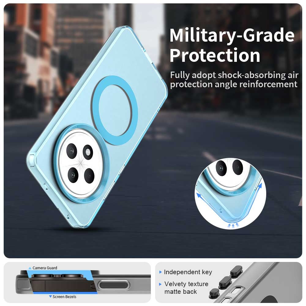 MagSafe pouzdro pro Oppo Reno12 FS 5G / Reno12 FS 4G / Reno12 F 4G / Reno12 F, Techsuit, CandyCase, Modrá