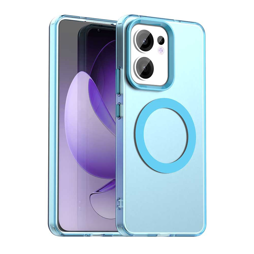 MagSafe pouzdro pro Oppo Reno13 FS 5G / Reno13 F 4G / Reno13 F, Techsuit, CandyCase, modrá