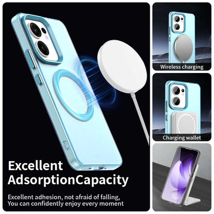 MagSafe pouzdro pro Oppo Reno13 FS 5G / Reno13 F 4G / Reno13 F, Techsuit, CandyCase, modrá