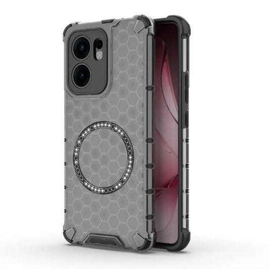 MagSafe pouzdro pro Oppo Reno13 FS 5G / Reno13 F 4G / Reno13 F, Techsuit, HoneyComb Shield, černé