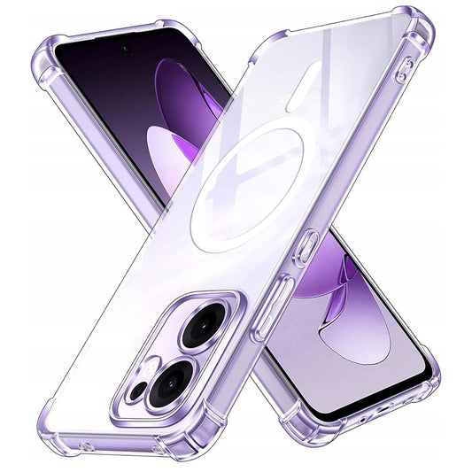 MagSafe pouzdro pro Oppo Reno13 FS 5G / Reno13 F 4G / Reno13 F, Techsuit, nárazuvzdorné, průhledné