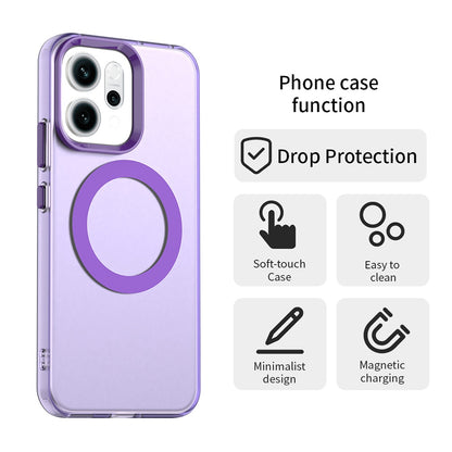 Pouzdro MagSafe pro Oppo Reno14, Techsuit, CandyCase, Fialové