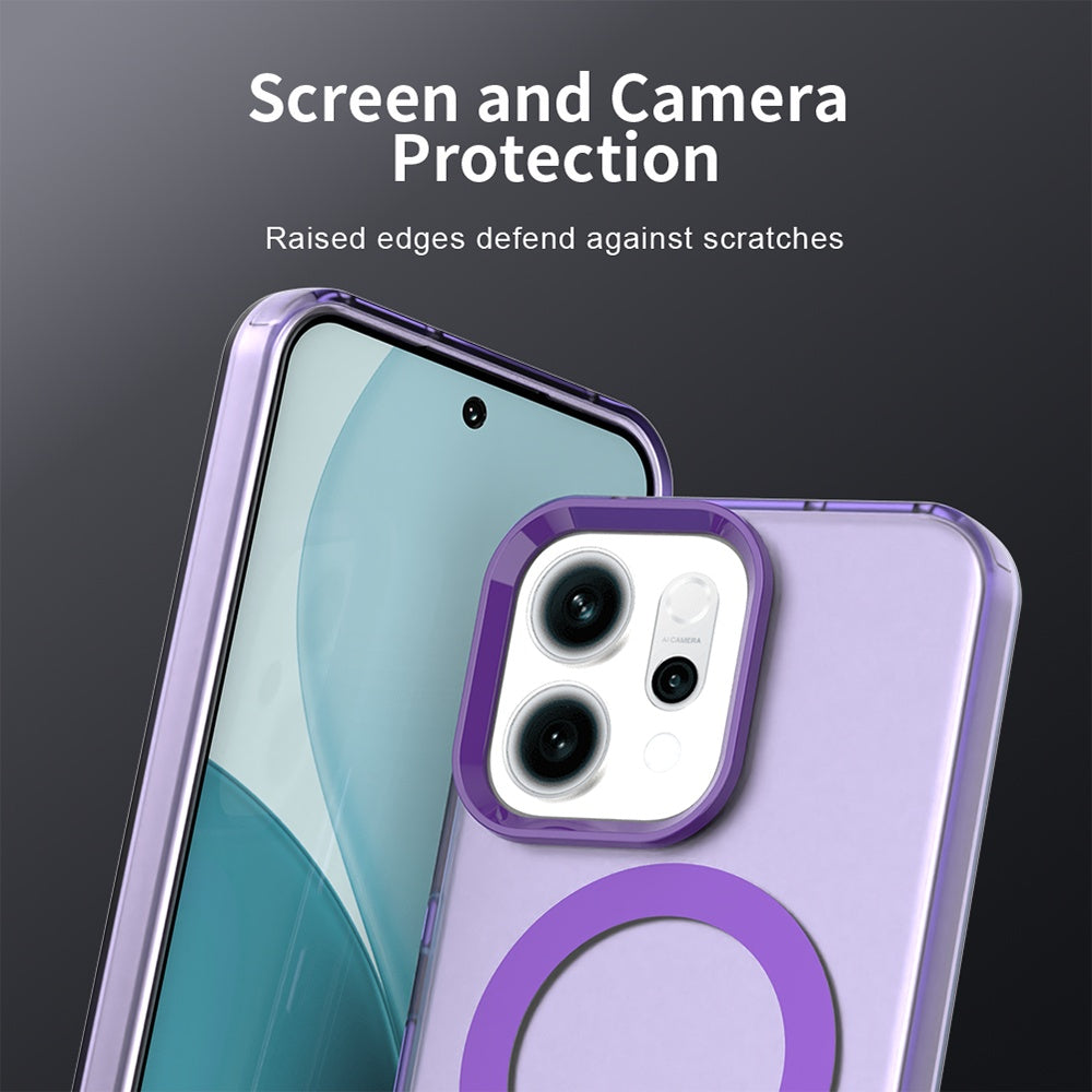 Pouzdro MagSafe pro Oppo Reno14, Techsuit, CandyCase, Fialové