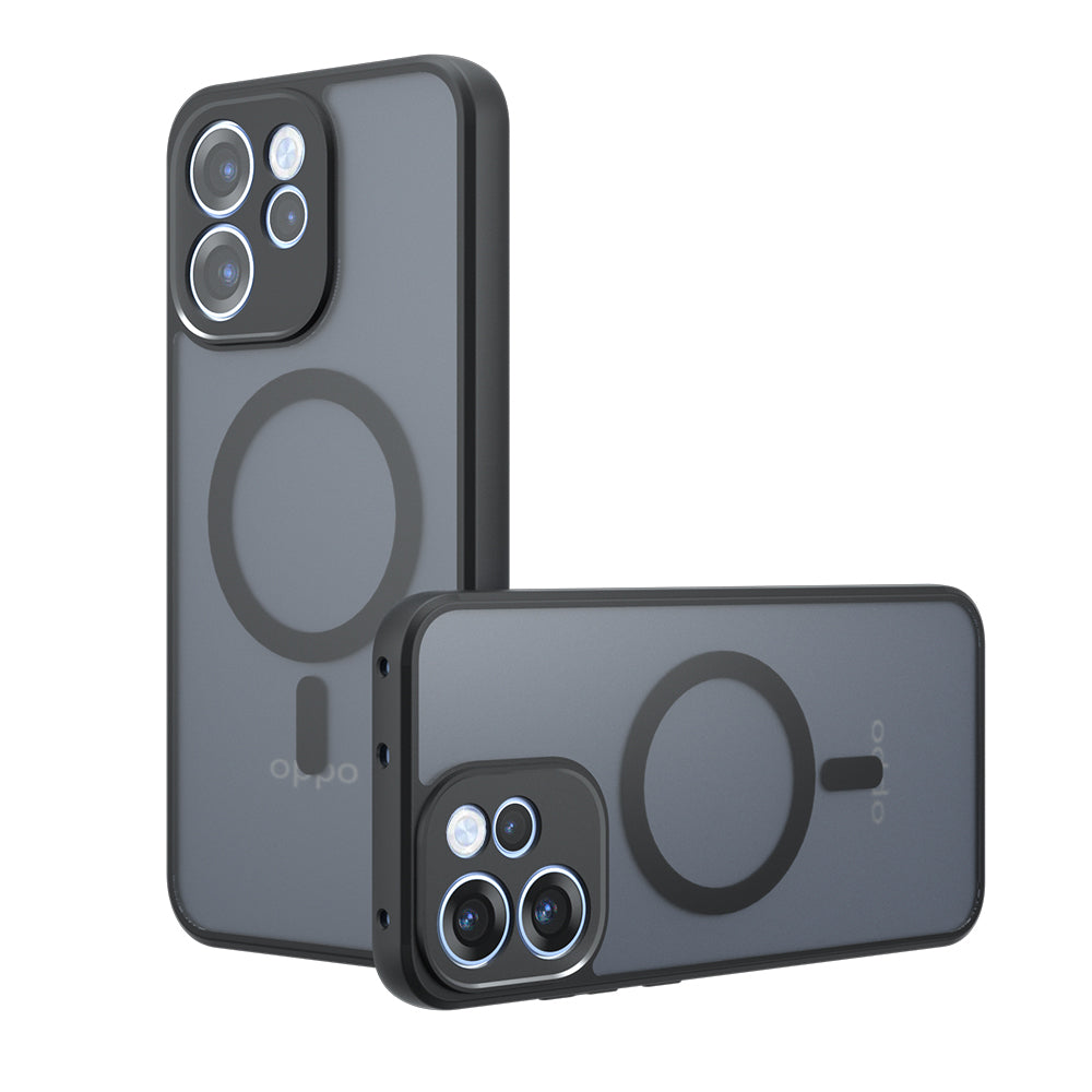 MagSafe pouzdro pro Oppo Reno15 FS / Reno15 F, Techsuit, PureFrost, Černá saténová
