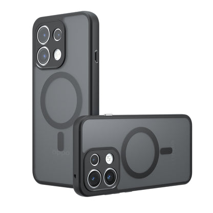 MagSafe pouzdro pro Oppo Reno16 F / Reno16 FS, Techsuit, PureFrost, Černá saténová
