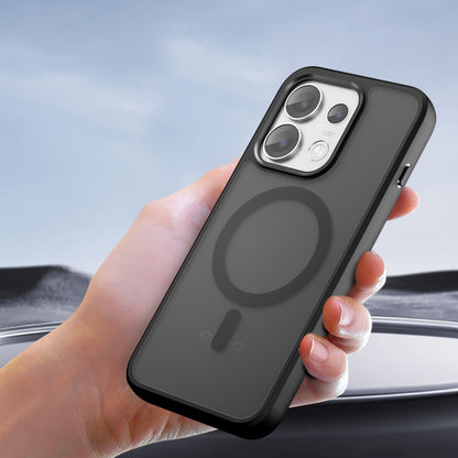 MagSafe pouzdro pro Oppo Reno16 Pro, Techsuit, PureFrost, Černá saténová