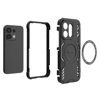 MagSafe pouzdro pro Oppo Reno16 / Reno16 Pro, Techsuit, ArmorMag, modré