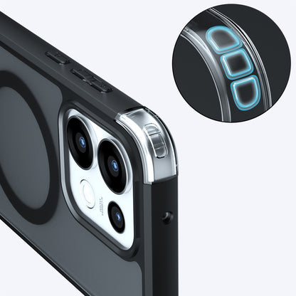 MagSafe pouzdro pro Oppo Reno16, Techsuit, PureFrost, Černá saténová