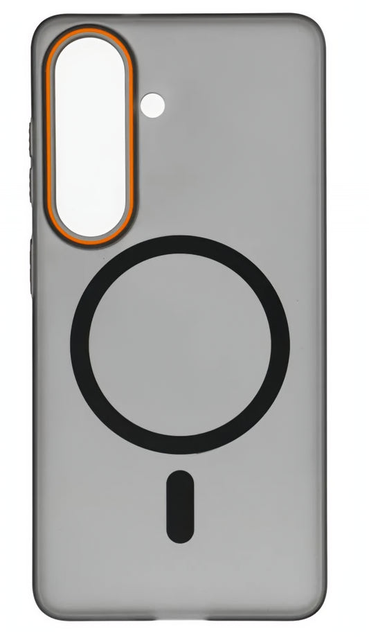 MagSafe pouzdro pro Samsung Galaxy S26 S942, OEM, Go Orange, černé