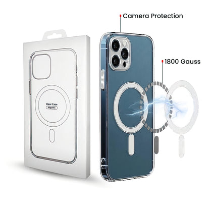 MagSafe pouzdro pro Samsung Galaxy S26 Ultra S948, OEM, 1800 Gauss, průhledné