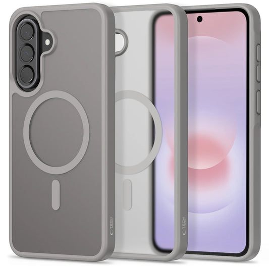 MagSafe pouzdro pro Samsung Galaxy A57 5G, Tech-Protect, Magmat, Šedá matná