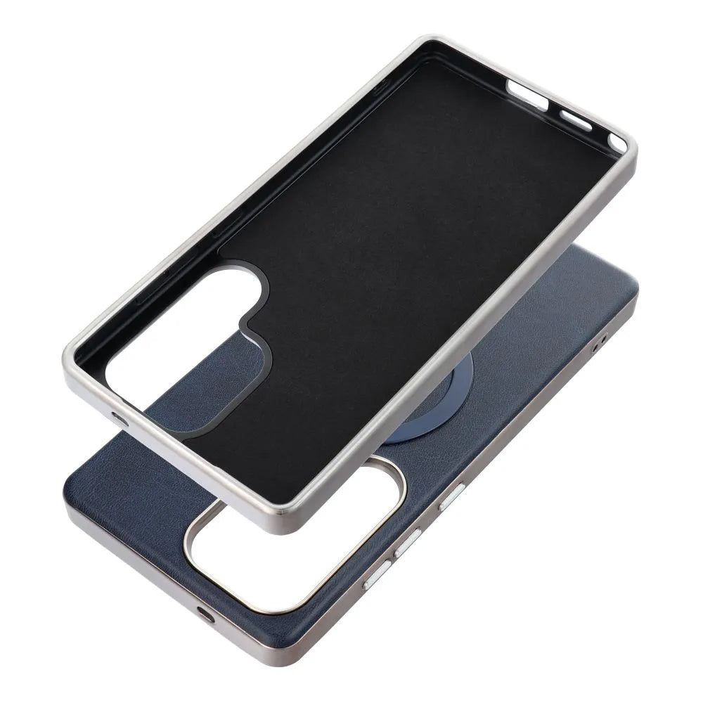 MagSafe pouzdro pro Samsung Galaxy A36 A366, OEM, Gentleman Mag, Tmavě modrá