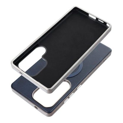 MagSafe pouzdro pro Samsung Galaxy A36 A366, OEM, Gentleman Mag, Tmavě modrá