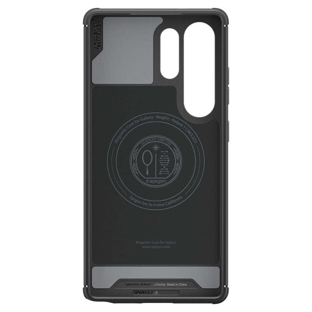 Pouzdro MagSafe pro Samsung Galaxy S25 Ultra S938, Spigen, Mag Armor, Černá ACS08913