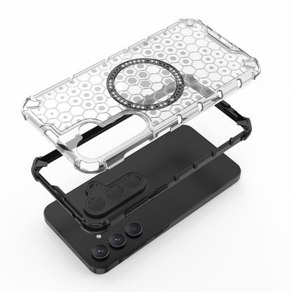 MagSafe pouzdro pro Samsung Galaxy A26 A266, Techsuit, HoneyComb Shield, Modrá