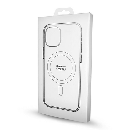 MagSafe pouzdro pro Samsung Galaxy S24 S921, OEM, 1800 Gauss, Průhledné