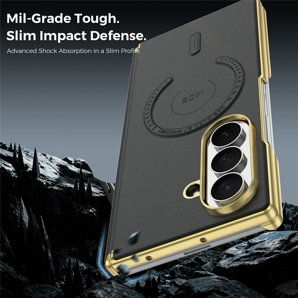 MagSafe pouzdro pro Samsung Galaxy Z Fold8 Ultra F976, OEM, elektrolytický povlak, černé