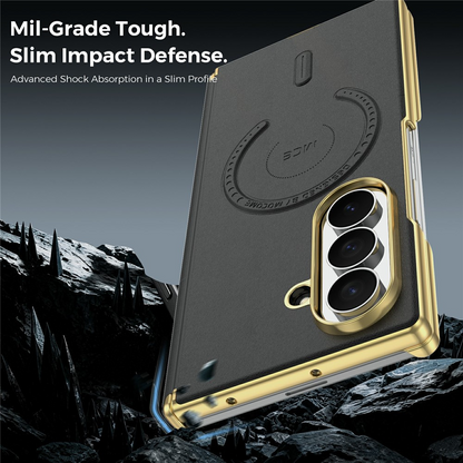 MagSafe pouzdro pro Samsung Galaxy Z Fold8 Ultra F976, OEM, elektrolytický povlak, černé