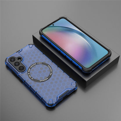 MagSafe pouzdro pro Samsung Galaxy A26 A266, Techsuit, HoneyComb Shield, Modrá