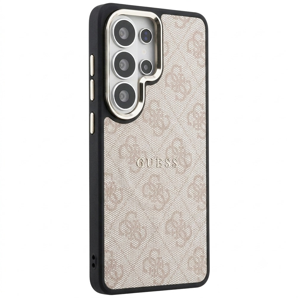 Pouzdro MagSafe pro Samsung Galaxy S26 Ultra S948, Guess, 4G Embossed Ring, Růžové