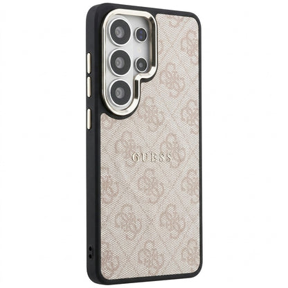 Pouzdro MagSafe pro Samsung Galaxy S26 Ultra S948, Guess, 4G Embossed Ring, Růžové