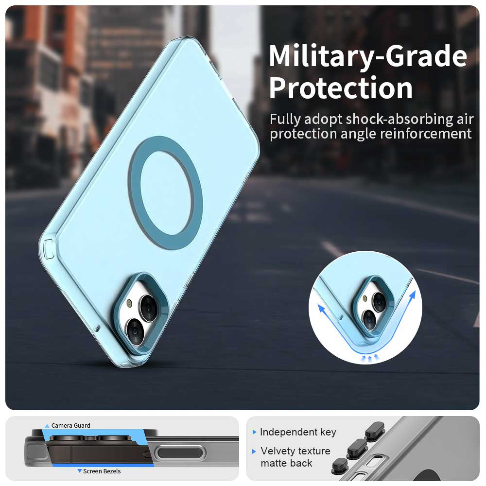 MagSafe pouzdro pro Samsung Galaxy A05 A055, Techsuit, CandyCase, Modrá