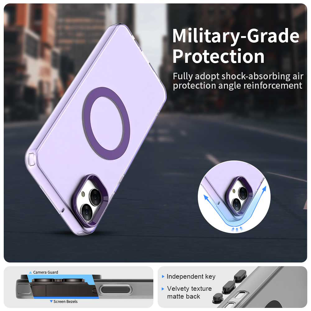 MagSafe pouzdro pro Samsung Galaxy A05 A055, Techsuit, CandyCase, Fialová