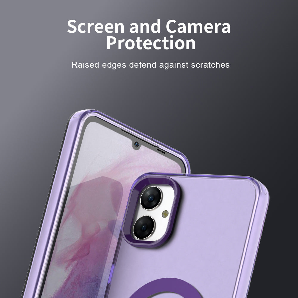 MagSafe pouzdro pro Samsung Galaxy A05 A055, Techsuit, CandyCase, Fialová