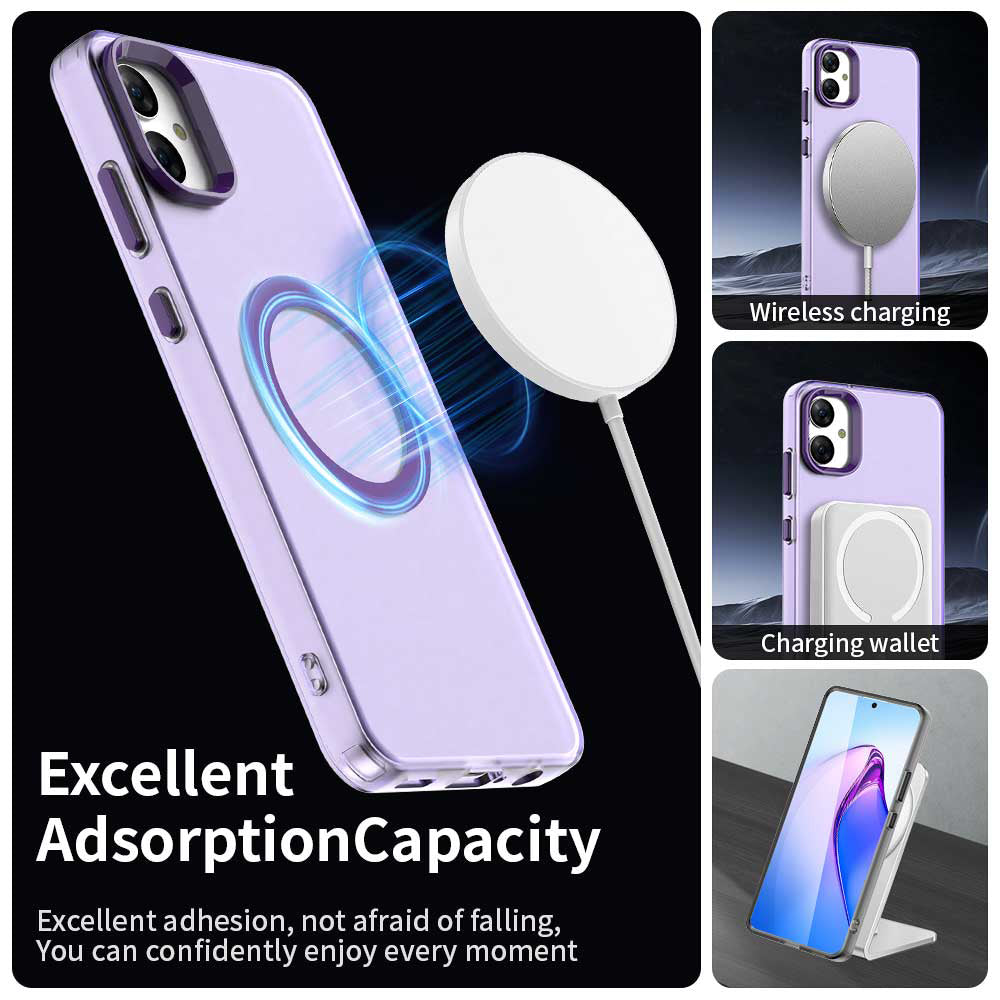 MagSafe pouzdro pro Samsung Galaxy A05 A055, Techsuit, CandyCase, Fialová