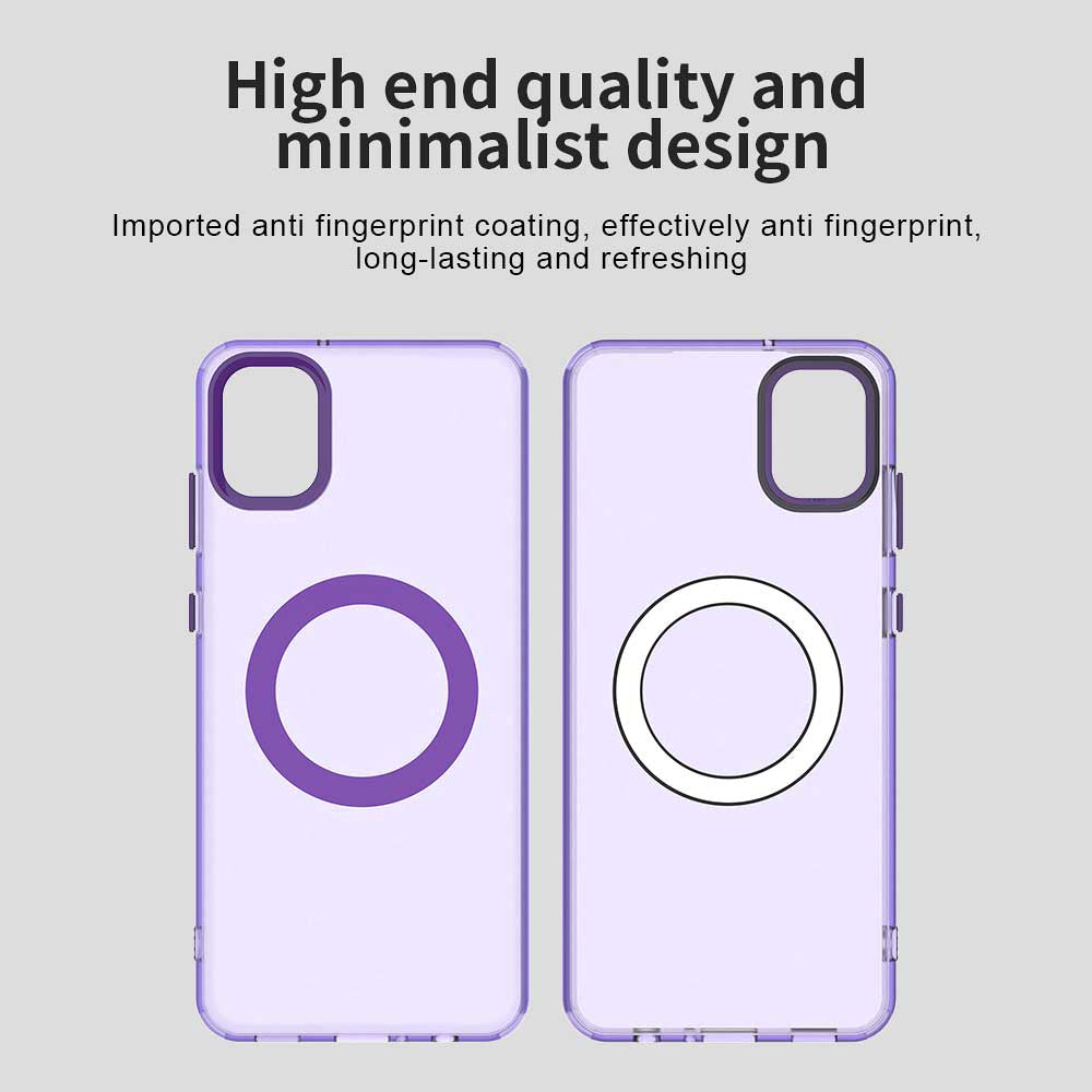 MagSafe pouzdro pro Samsung Galaxy A05 A055, Techsuit, CandyCase, Fialová