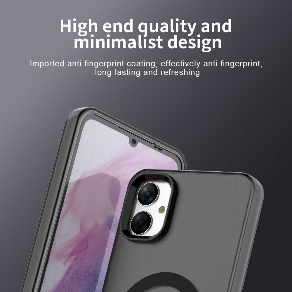 MagSafe Case for Samsung Galaxy A05 A055, Techsuit, CandyCase, Black
