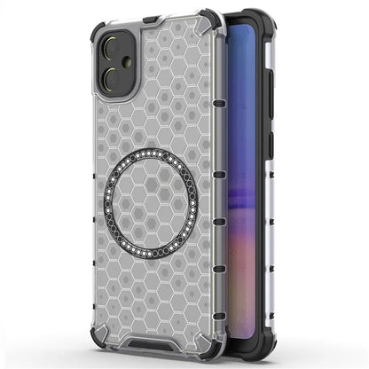 MagSafe pouzdro pro Samsung Galaxy A05 A055, Techsuit, HoneyComb Shield, bílé