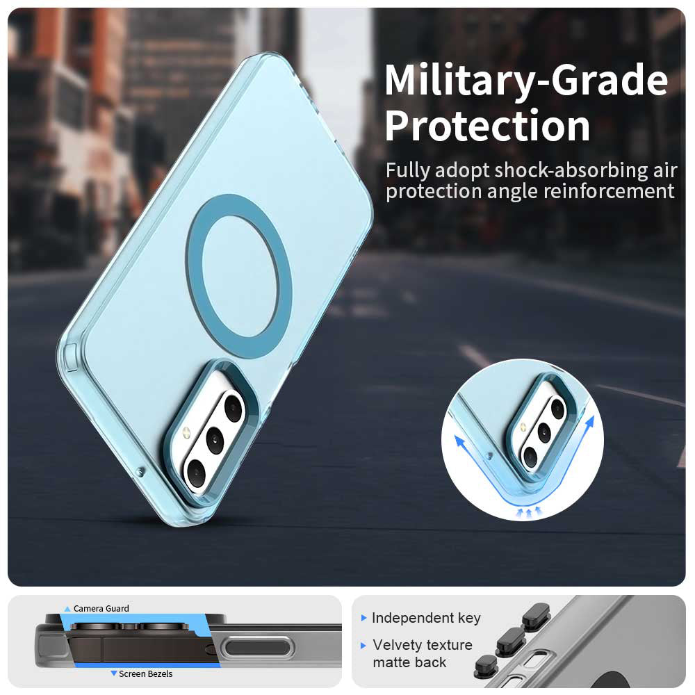 MagSafe pouzdro pro Samsung Galaxy A05s A057, Techsuit, CandyCase, Modrá