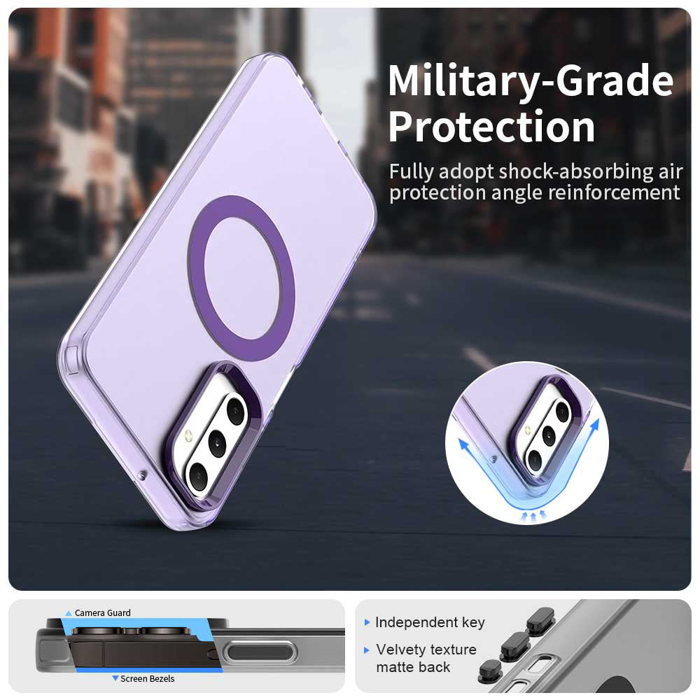 MagSafe pouzdro pro Samsung Galaxy A05s A057, Techsuit, CandyCase, Fialová