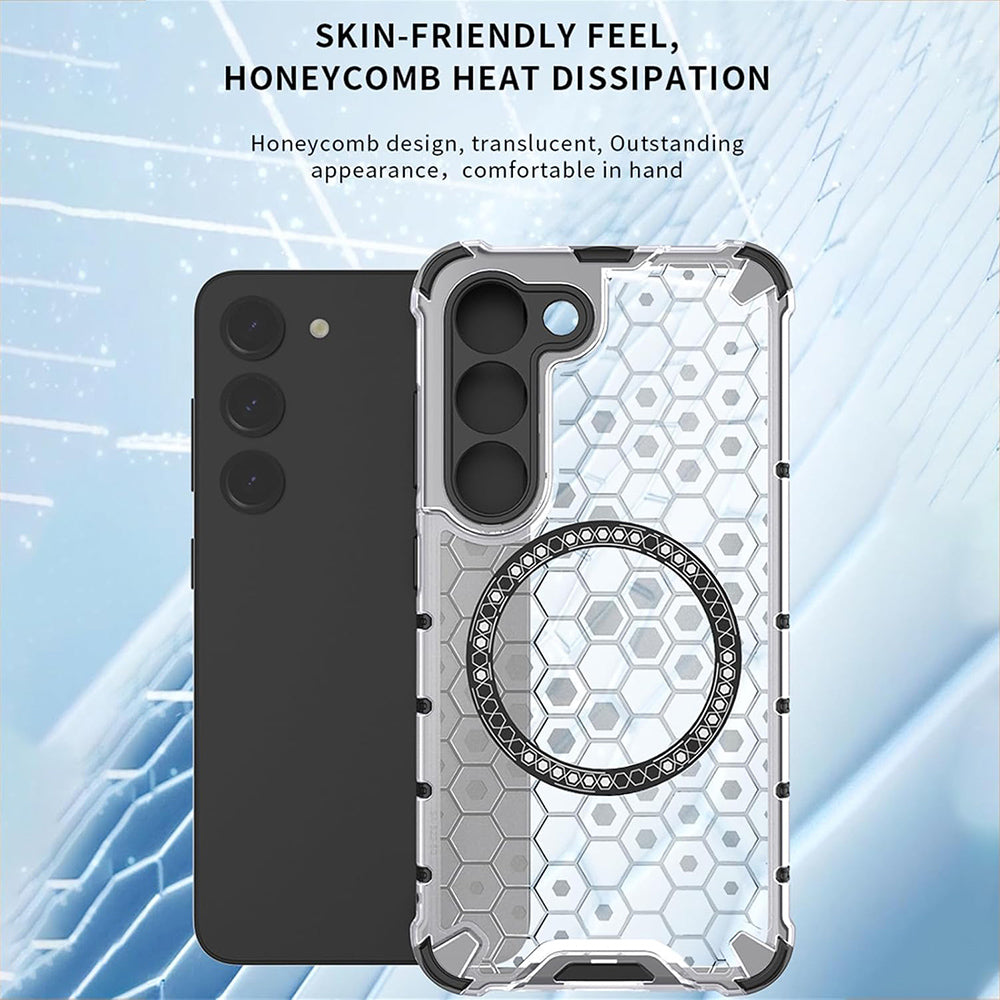 MagSafe pouzdro pro Samsung Galaxy A05s A057, Techsuit, HoneyComb Shield, černé