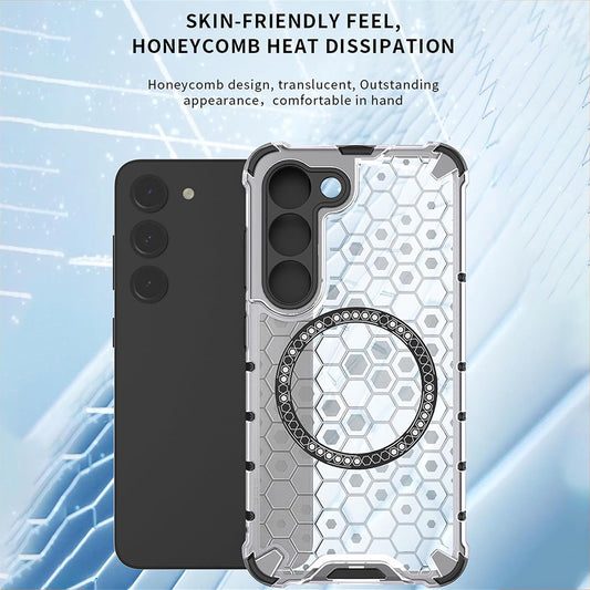 MagSafe pouzdro pro Samsung Galaxy A05s A057, Techsuit, HoneyComb Shield, černé