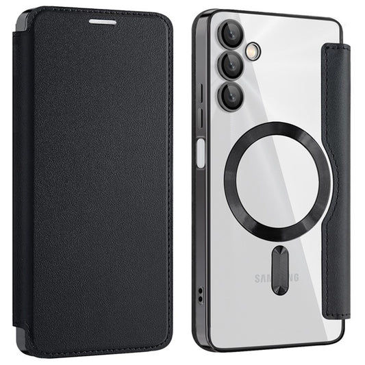 MagSafe Case for Samsung Galaxy A05s A057, Techsuit, SmartMag Book, Black