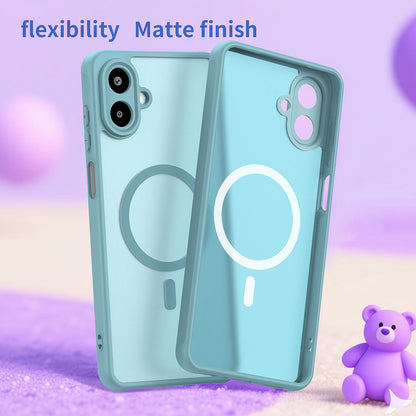 Pouzdro MagSafe pro Samsung Galaxy A07 4G A075, Techsuit, HaloFrost II, Světle zelená