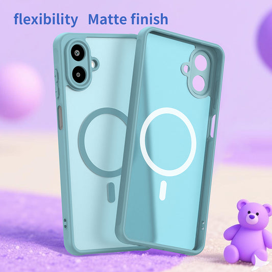 Pouzdro MagSafe pro Samsung Galaxy A07 4G A075, Techsuit, HaloFrost II, Světle zelená