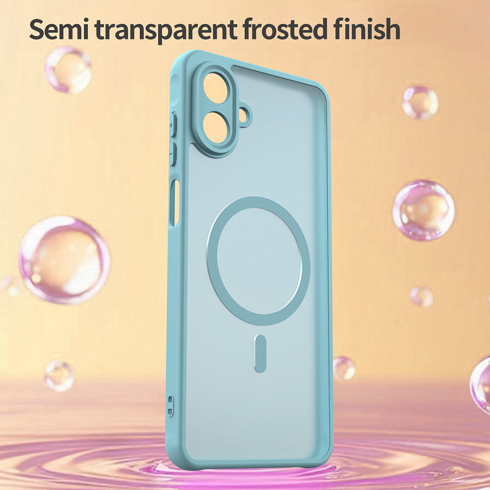 Pouzdro MagSafe pro Samsung Galaxy A07 4G A075, Techsuit, HaloFrost II, Světle zelená