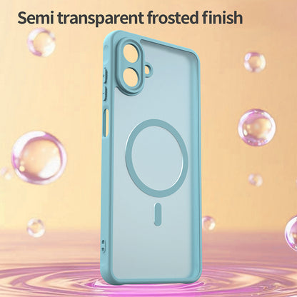 Pouzdro MagSafe pro Samsung Galaxy A07 4G A075, Techsuit, HaloFrost II, Světle zelená