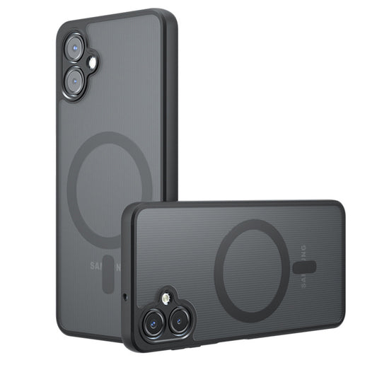 Pouzdro MagSafe pro Samsung Galaxy A07 4G A075, Techsuit, PureFrost, Saténově černé