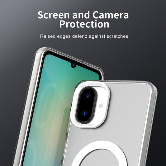 MagSafe pouzdro pro Samsung Galaxy A07 4G A075, Techsuit, CandyCase, bílé