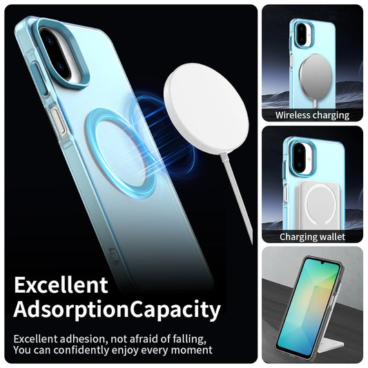MagSafe pouzdro pro Samsung Galaxy A07 4G A075, Techsuit, CandyCase, Modrá