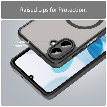 MagSafe pouzdro pro Samsung Galaxy A07 4G A075, Techsuit, HaloFrost II, černé